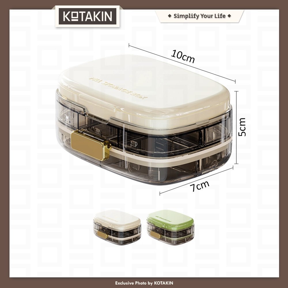 Kotak Obat Plastik Sekat